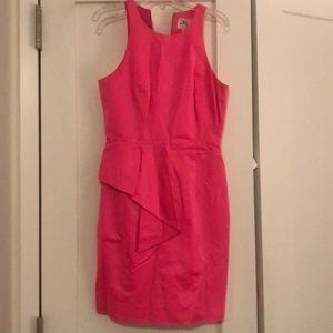 Bright pink Milly cocktail dress